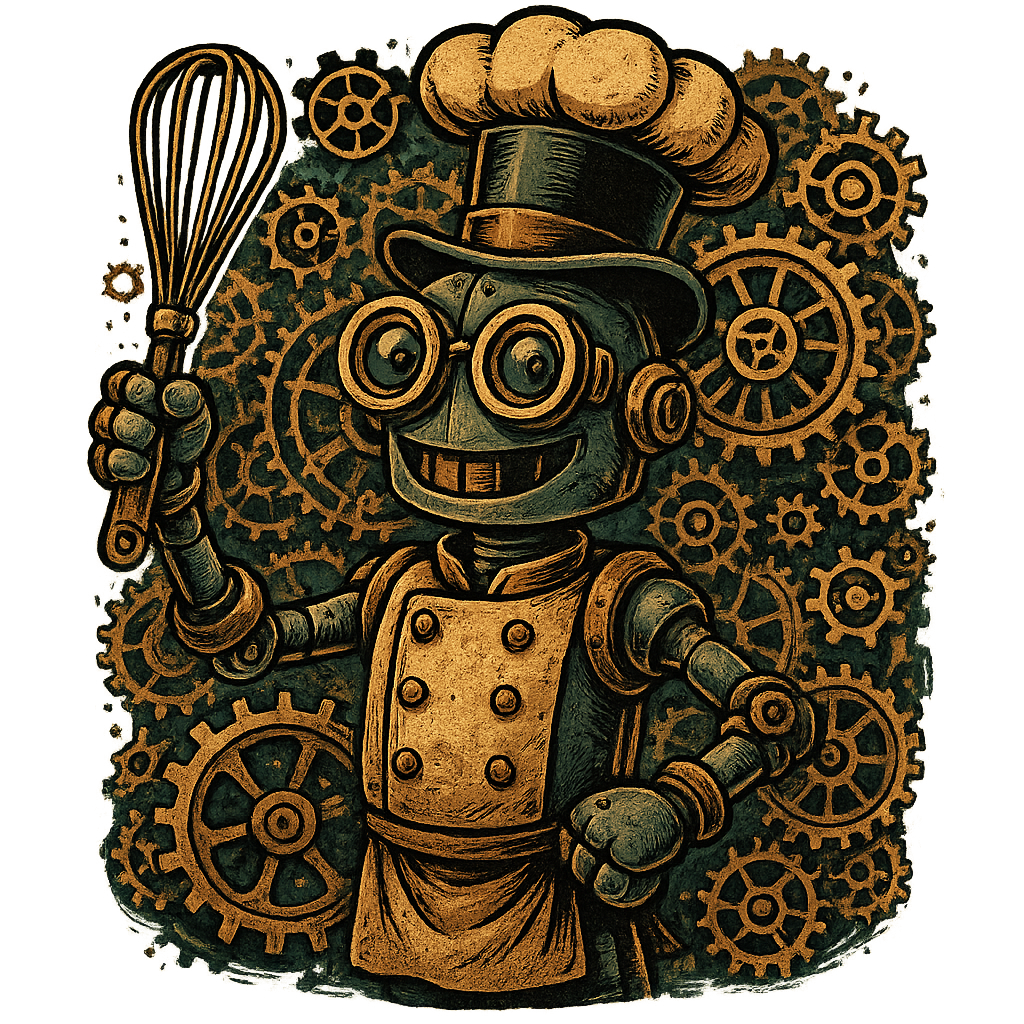 Steampunk Chef Bot - Design