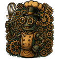 Steampunk Chef Bot - Design