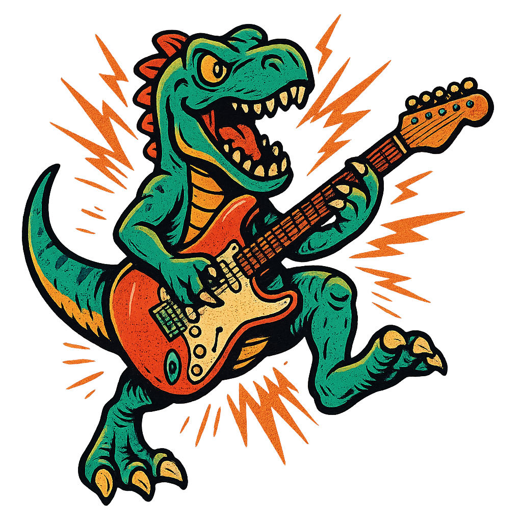 Dino Rockstar design