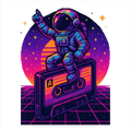 Synthwave Astronaut - Design