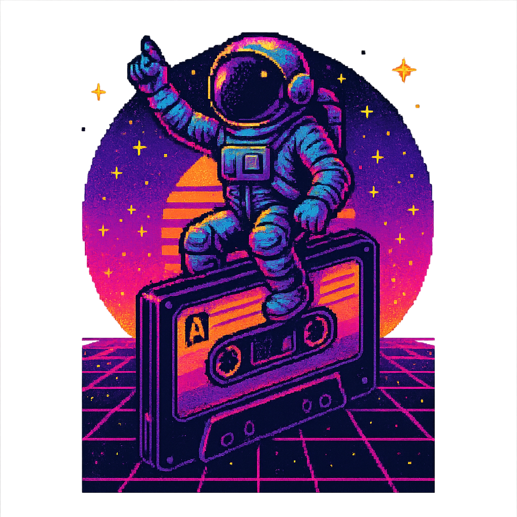 Synthwave Astronaut - Design