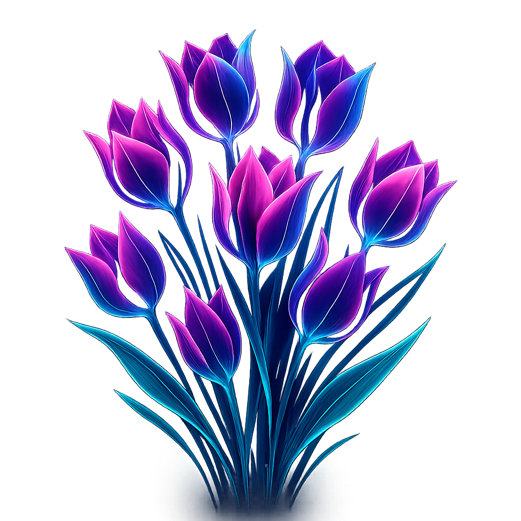 Neon Tulip Utopia - Design
