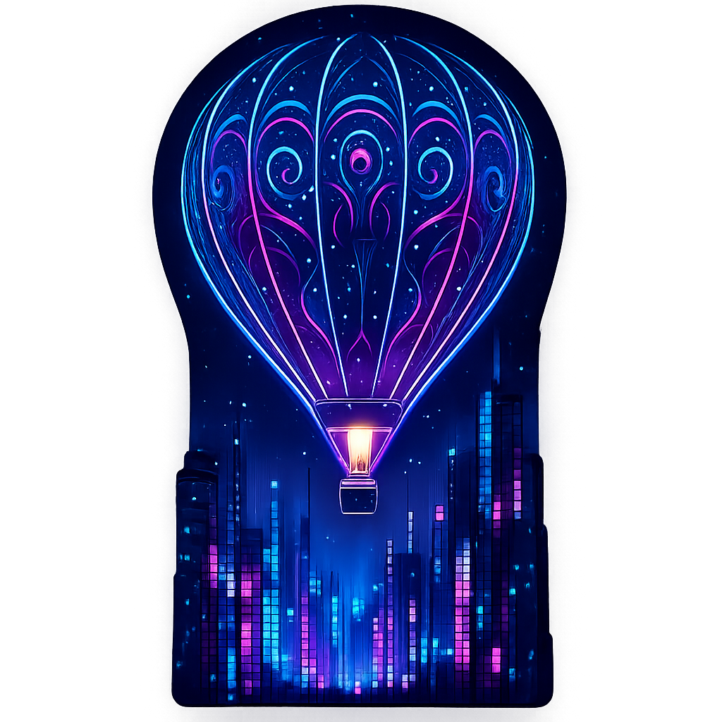Neon Sky Drift - Design