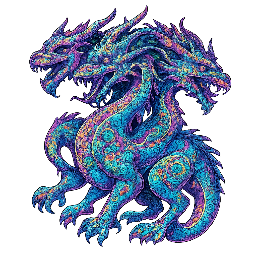 Trippy Dragon Triad - Design