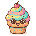Kawaii Cupcake Delight - Design