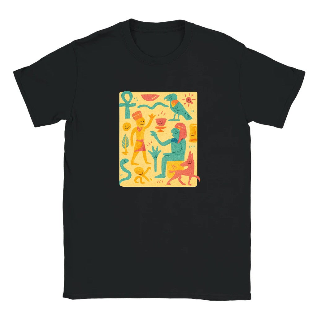 Vibrant Hieroglyph Dance - Mockup
